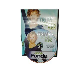 Jane Fonda TRIM TONE & FLEX PRIME TIME WORKOUT DVD.2 workouts-Upper & Lower